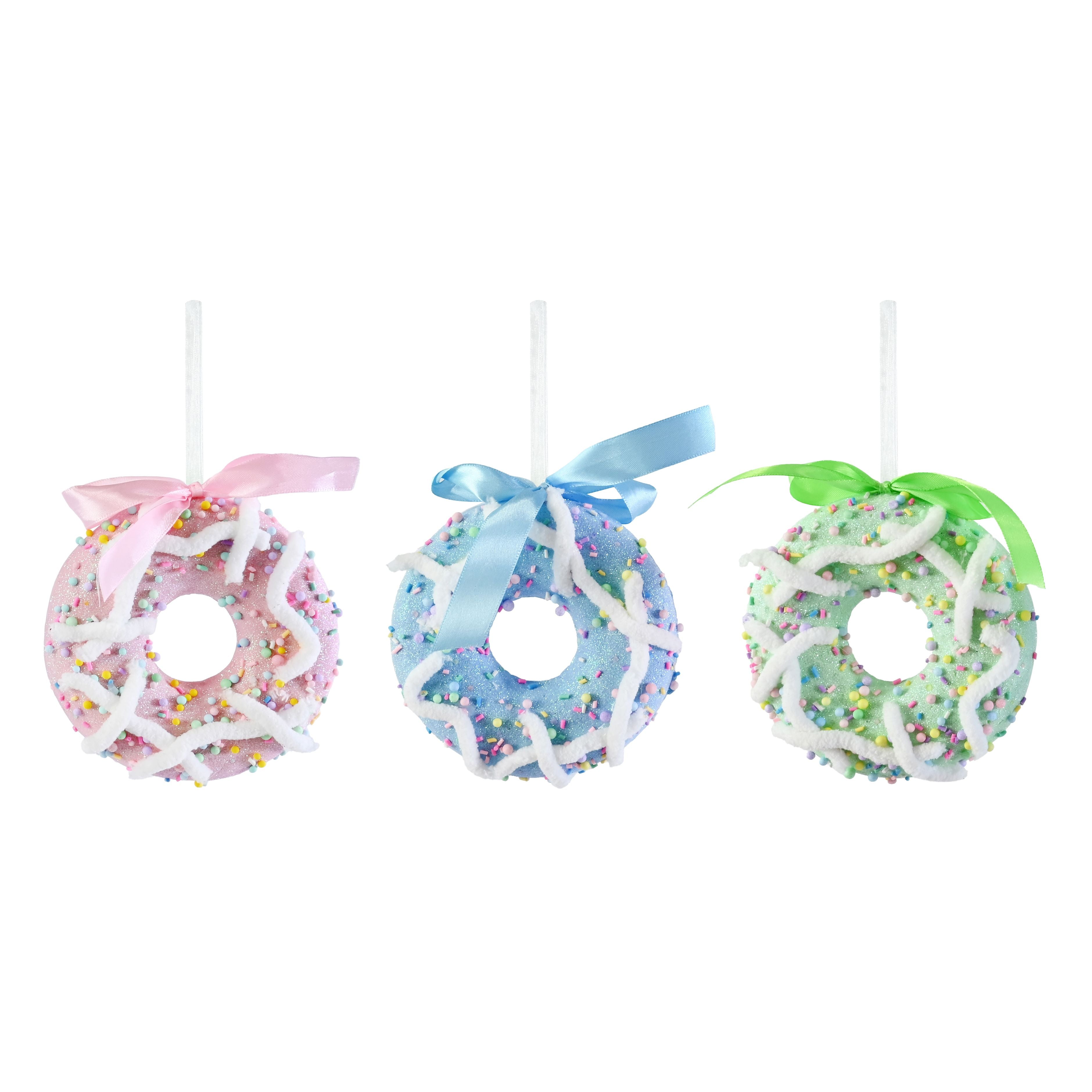 Hanging Frosted Donut 13cm