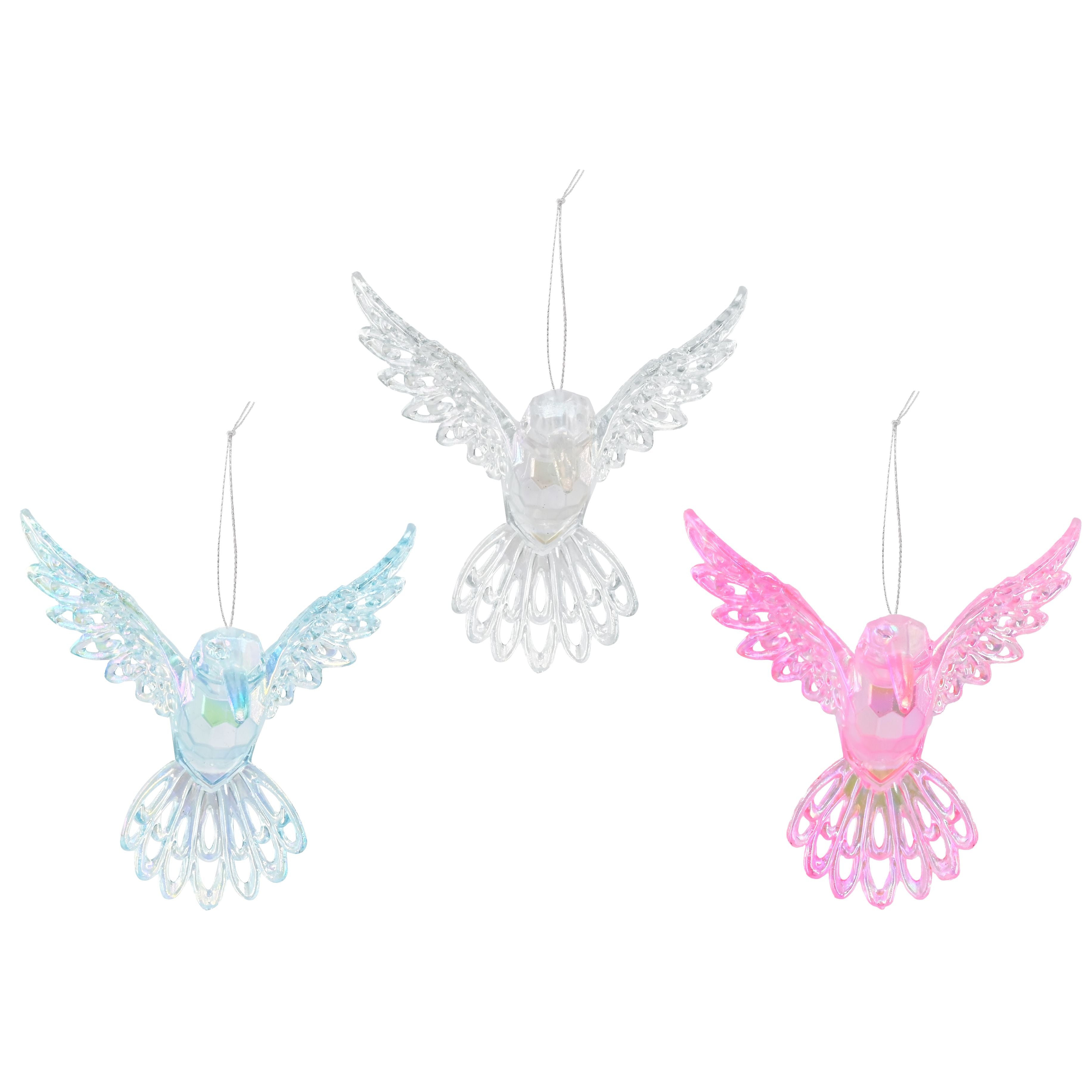 Hanging Iridescent Hummingbird 8cm