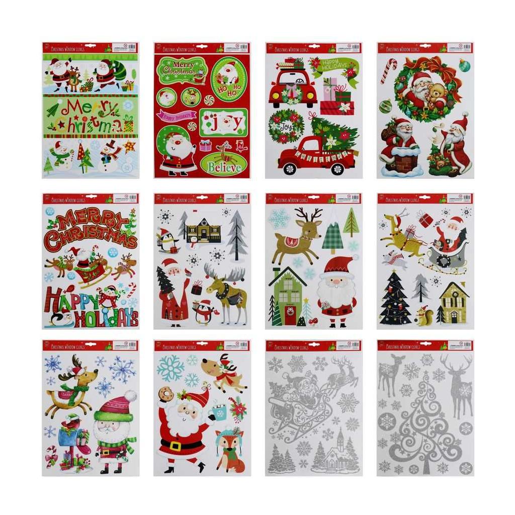 Christmas - Window Stickers - Dollars and Sense