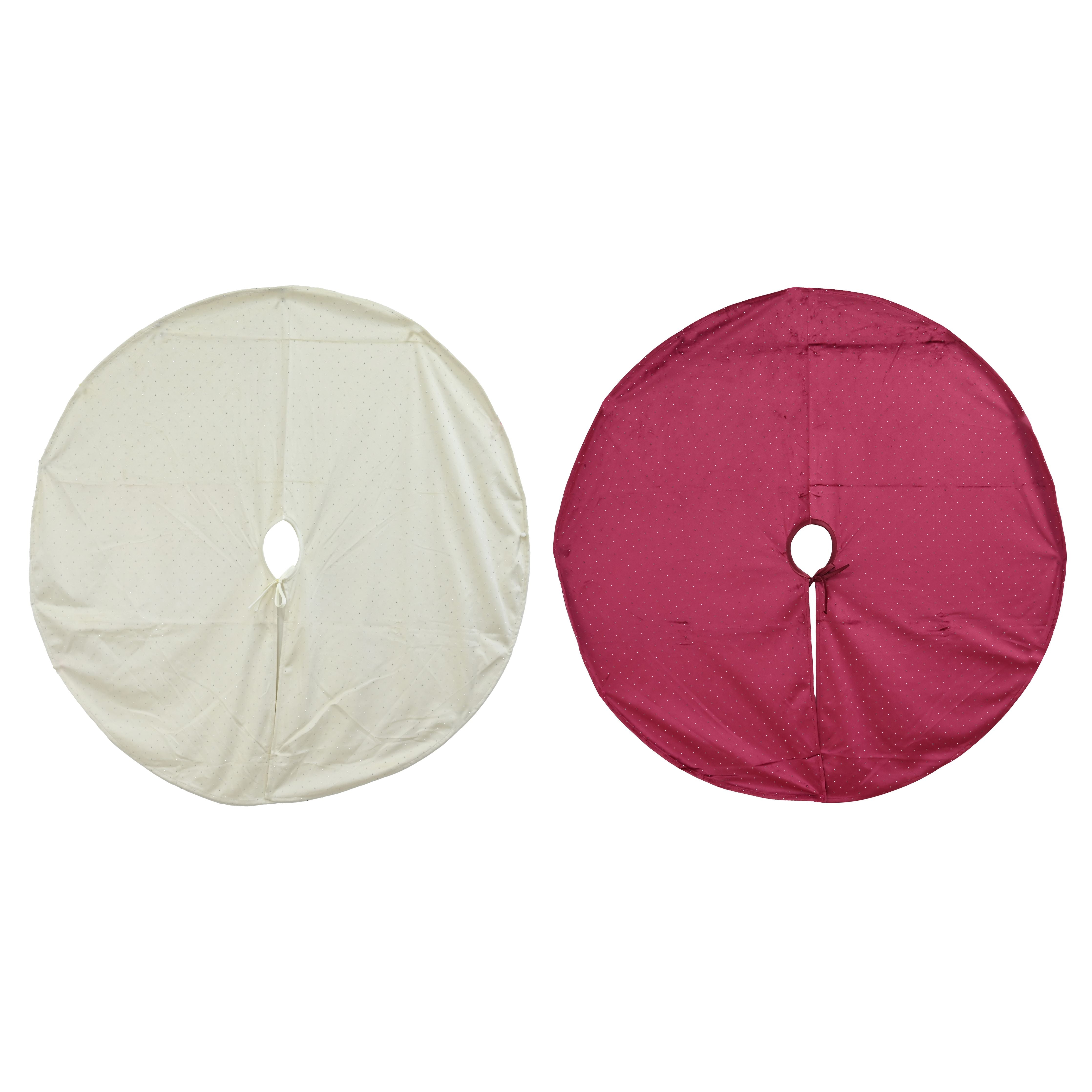 Christmas Tree Skirt - Twinkly Velvet