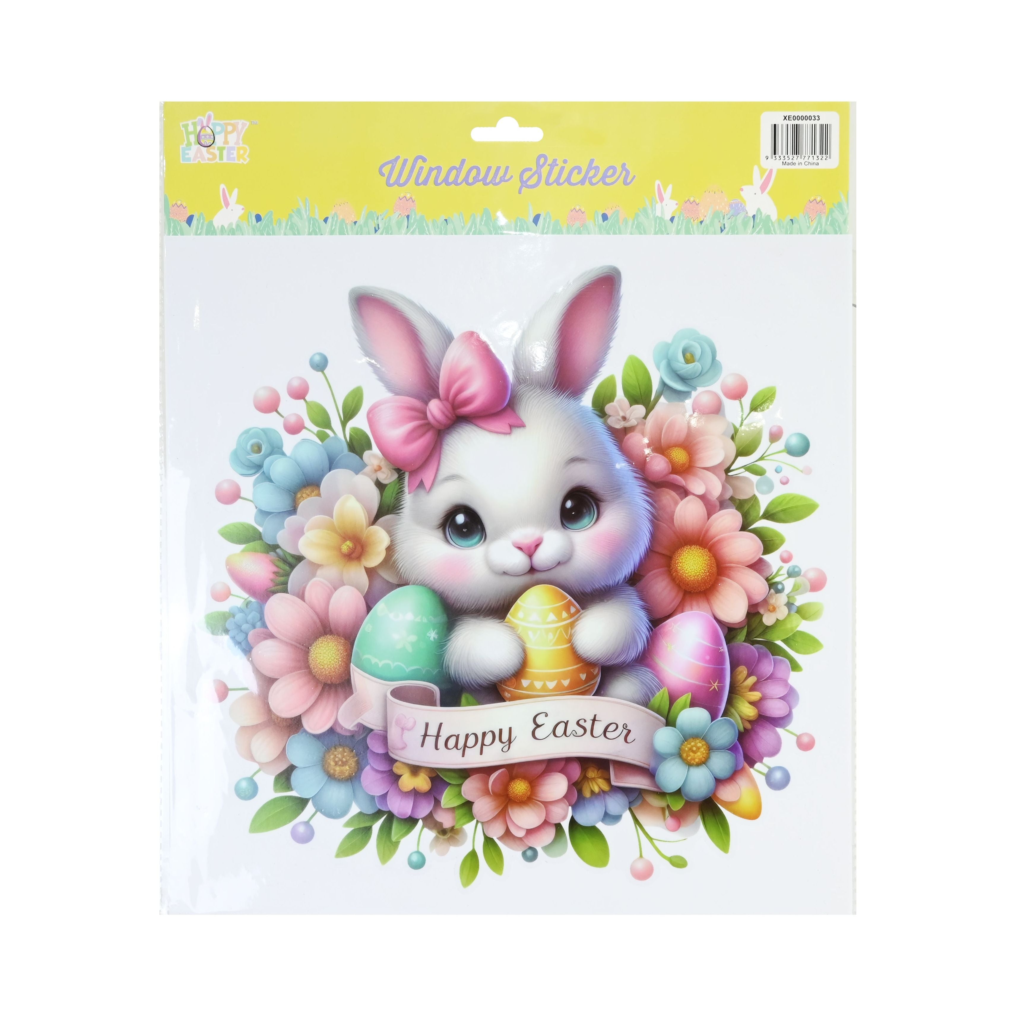 Easter Bunny - Window Sticker - Dollars and Sense
