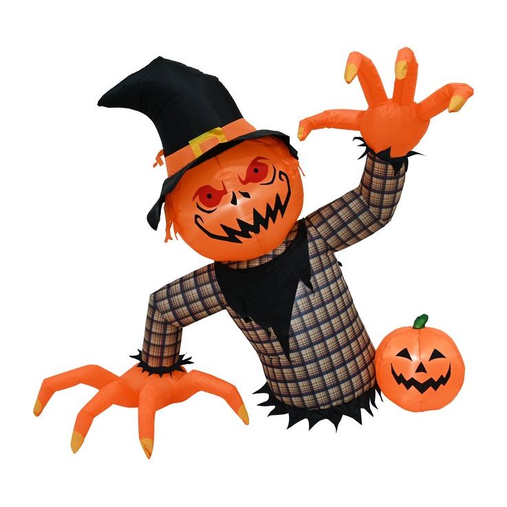 Inflatable Pumpkin Monster Halloween Decoration 1.8m