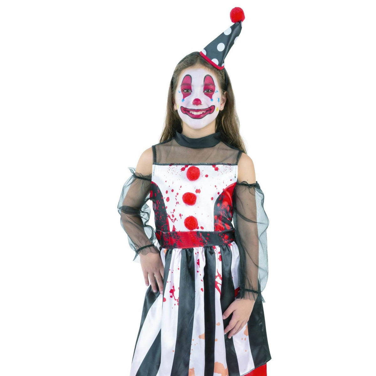 Kids' Bloody Circus Clown Halloween Costume