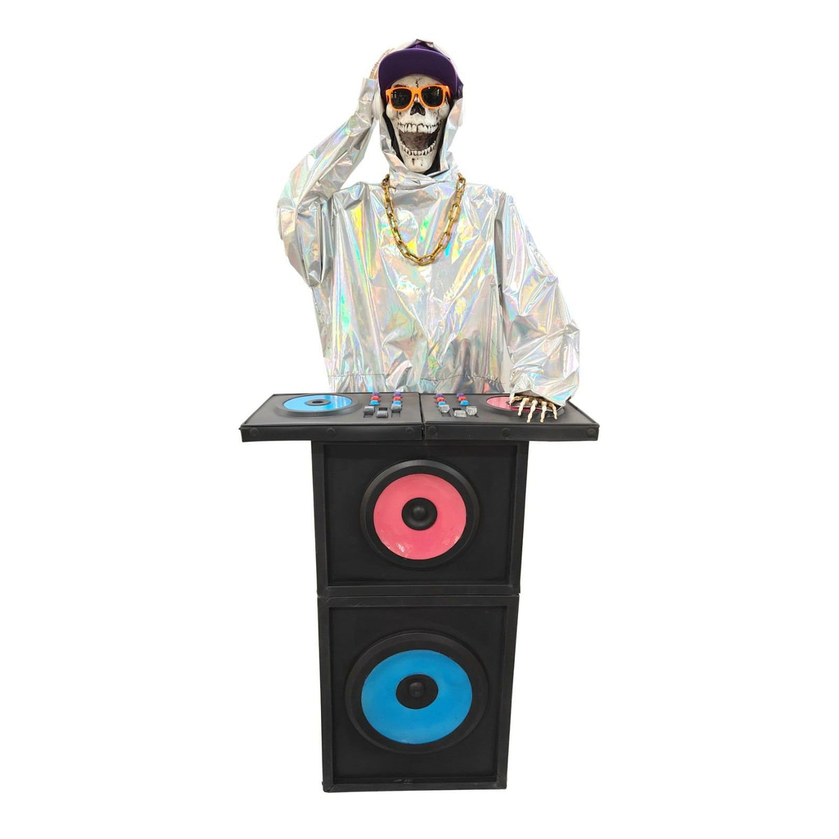 Animated DJ Reaper Halloween Decoration 1.7m