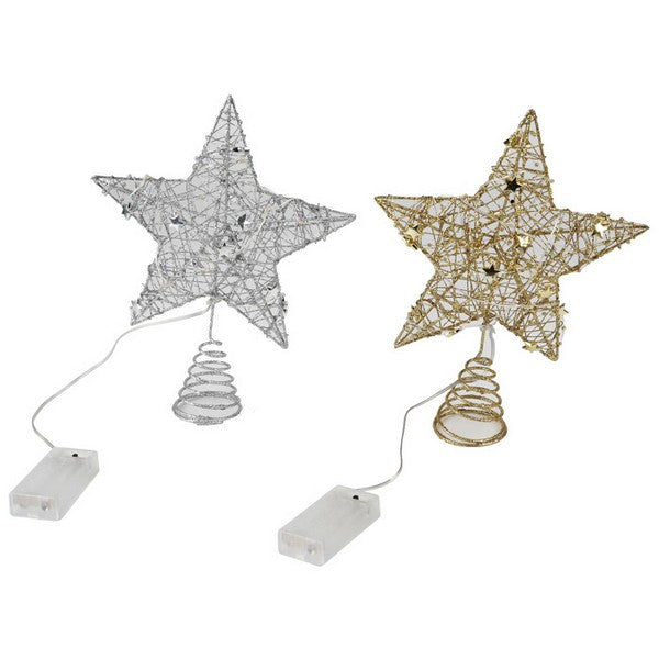 Metal Tree Star LED 20x25cm