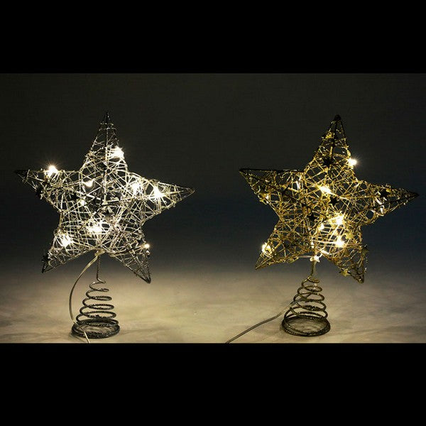 Metal Tree Star LED 20x25cm