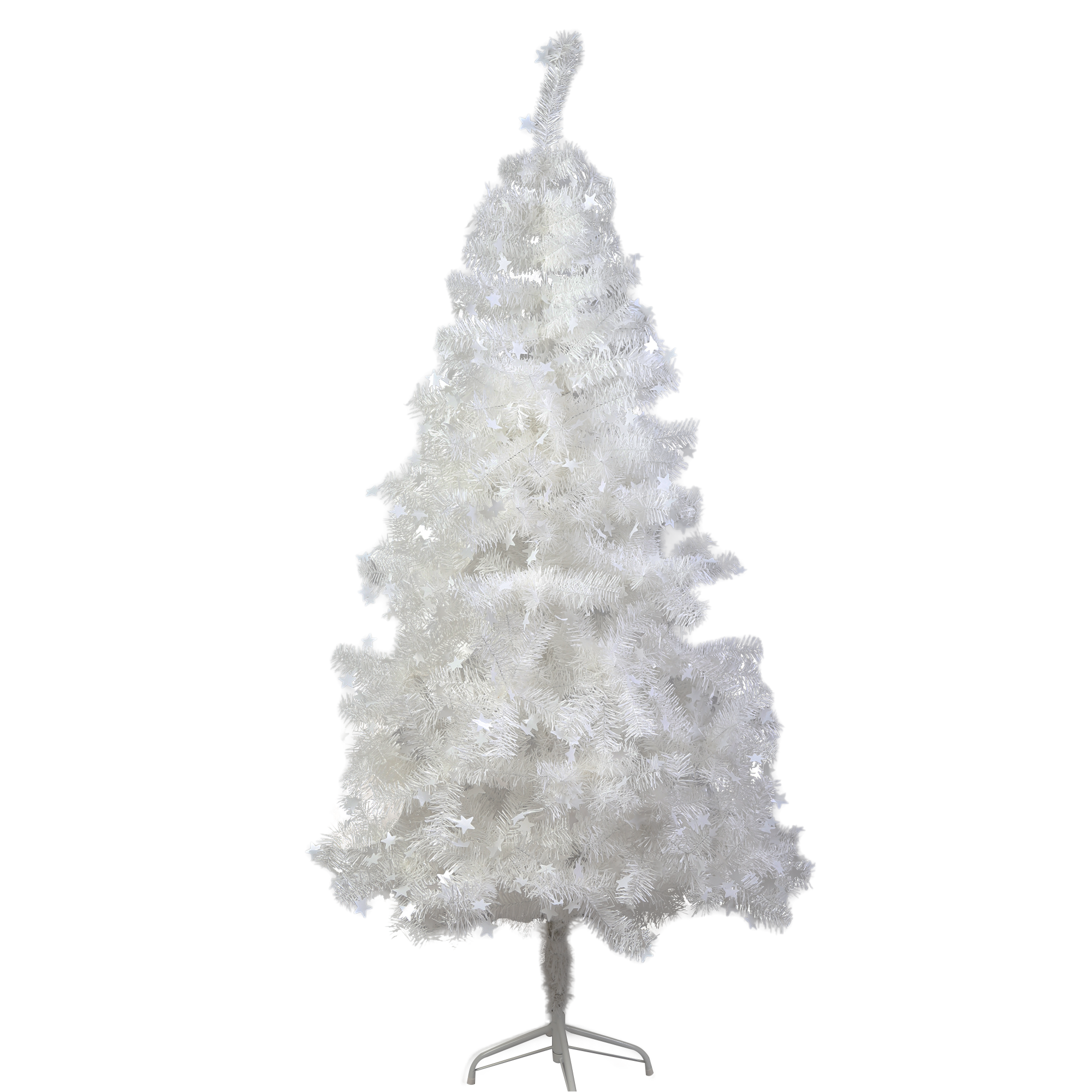 Christmas Tinsel Tree - White - Dollars and Sense
