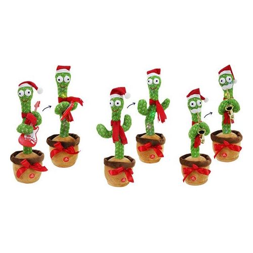 Sing n Twirl Christmas Cactus 34cm Default Title