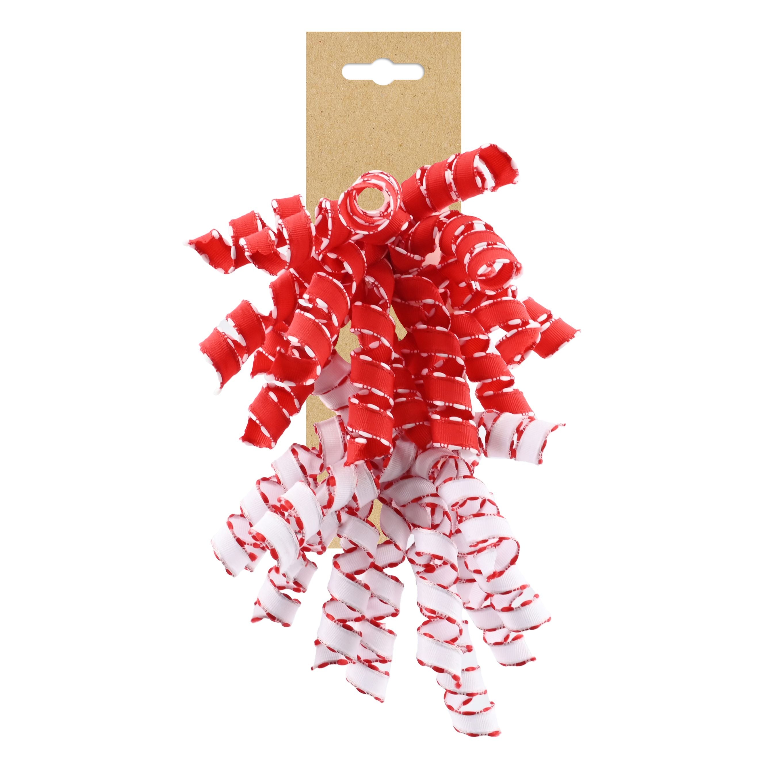Christmas Curly Gift Bows 2pk