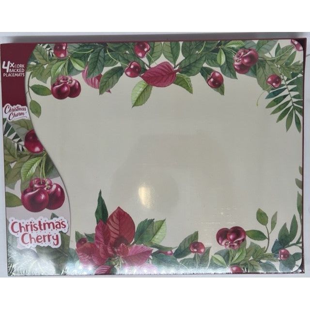 Christmas Cherries - Placemats - Dollars and Sense