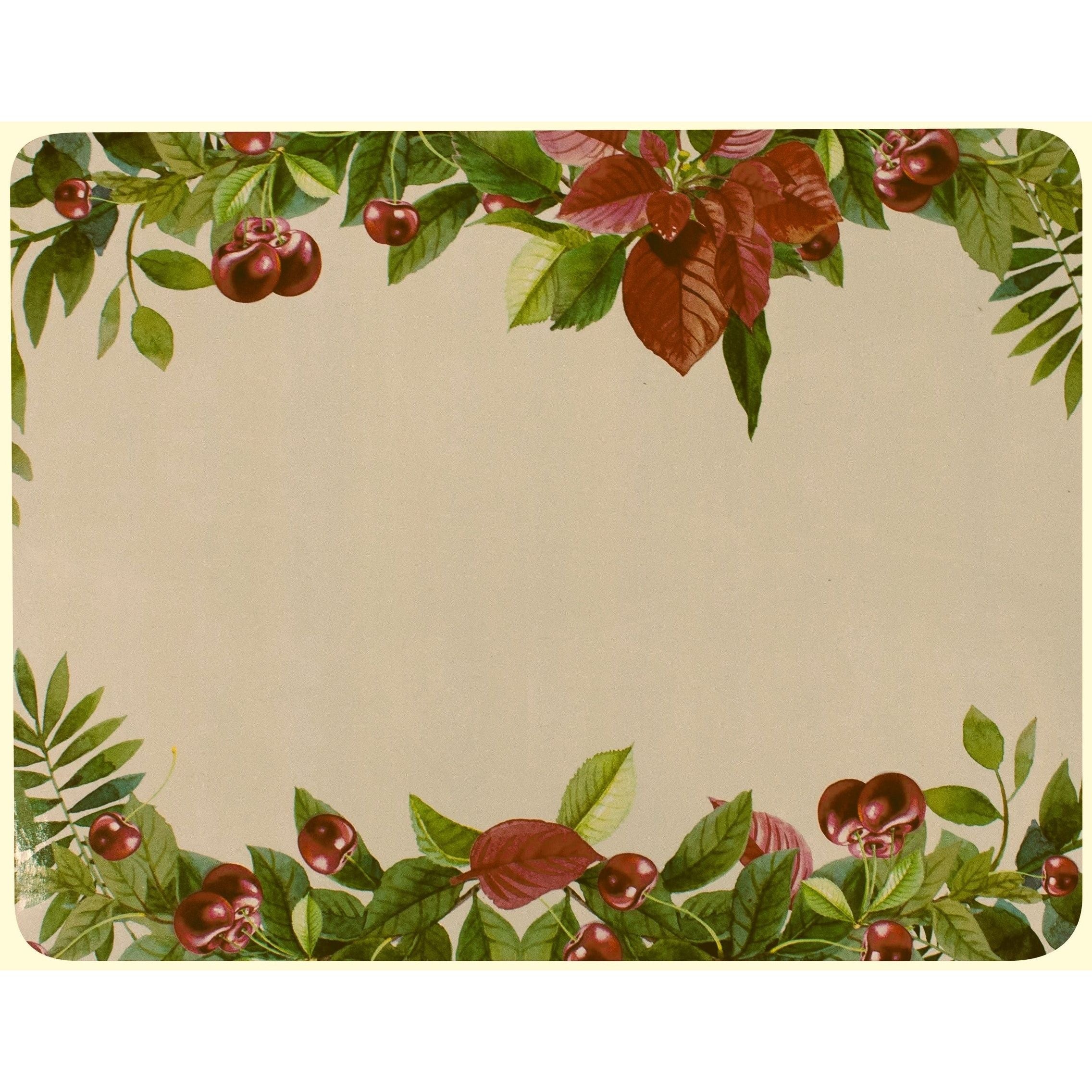 Christmas Cherries - Placemats - Dollars and Sense