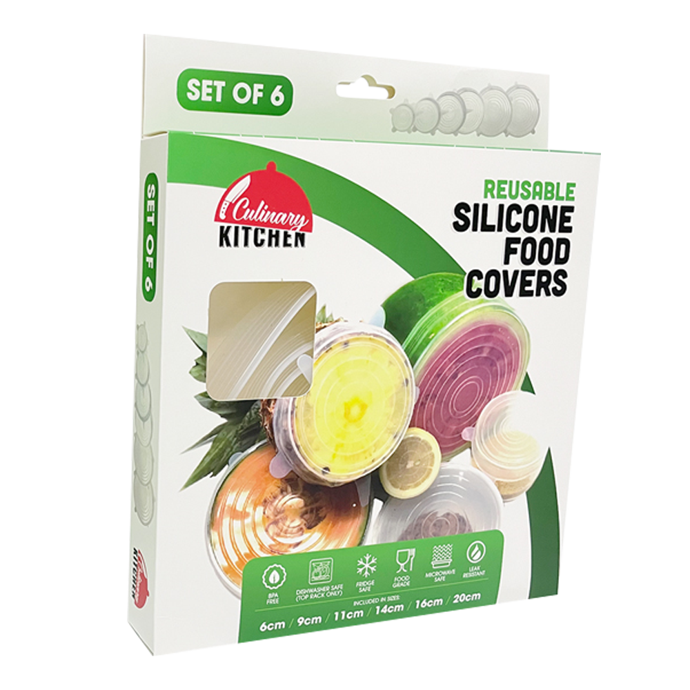Eco Reusable Silicone - Food Covers - Dollars and Sense