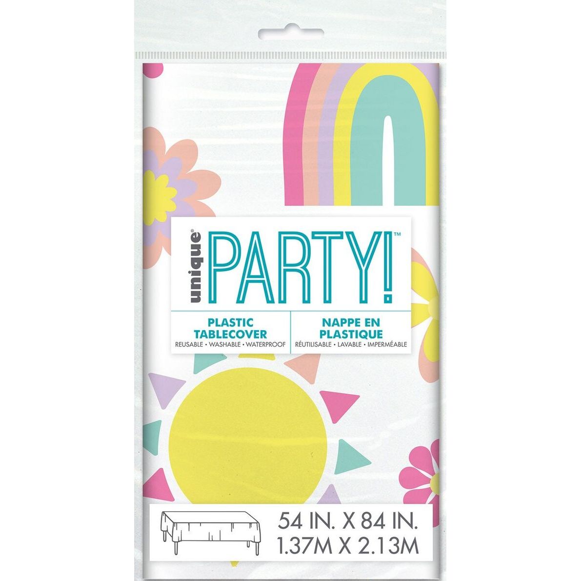 Tablecover - Pastel Rainbow - Dollars and Sense