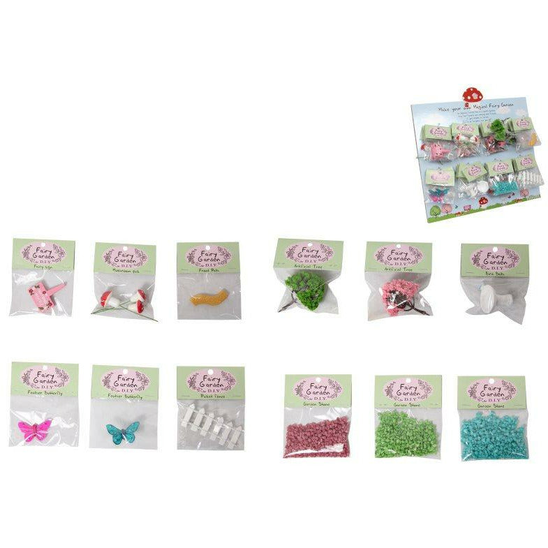 Fairy Garden Ornaments 8 Ass 48=Display - Dollars and Sense
