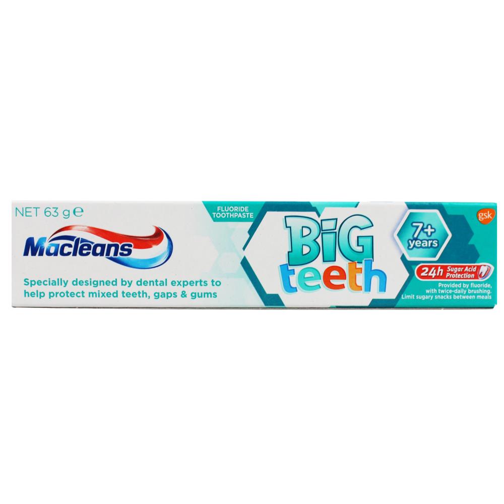 Macleans 63G Toothpaste Big Teeth 7+