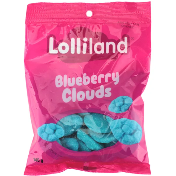 Lolliland Blueberry Clouds 140g - Dollars and Sense