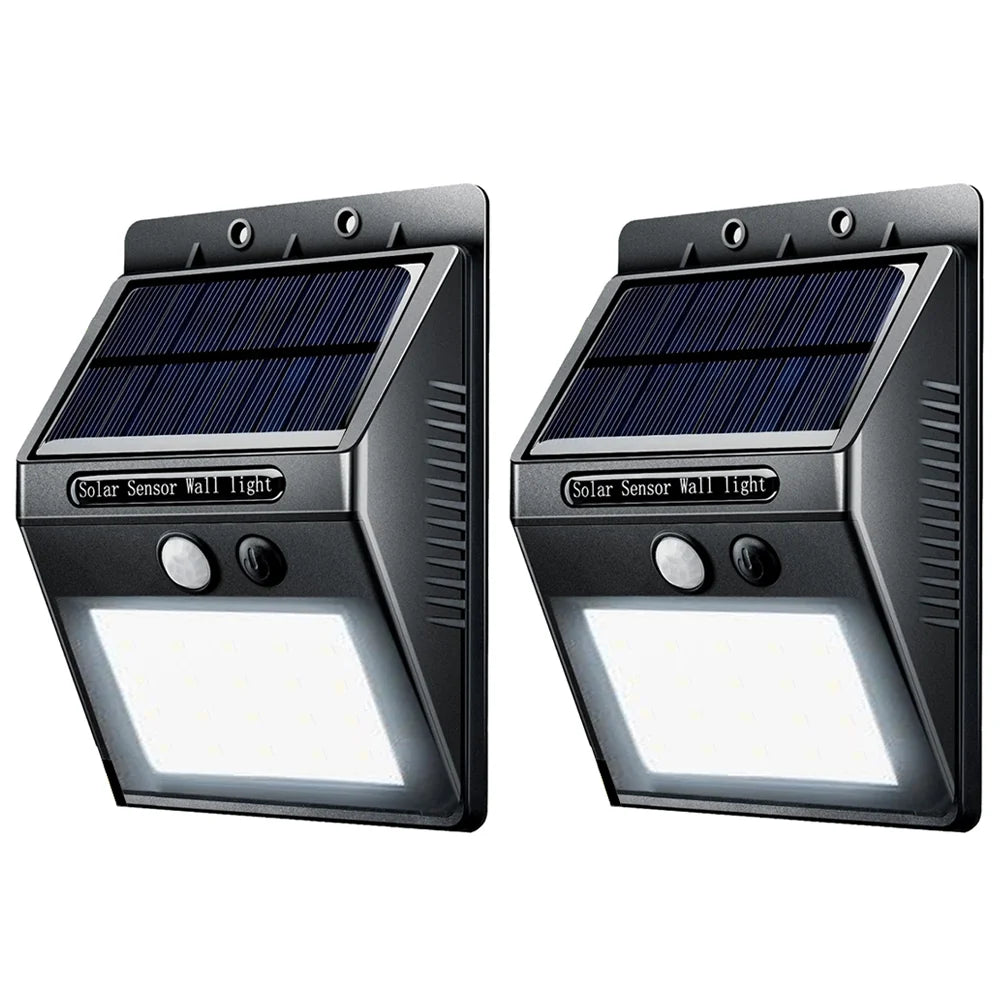 Solar Sensor LED Lights, 2 Pack