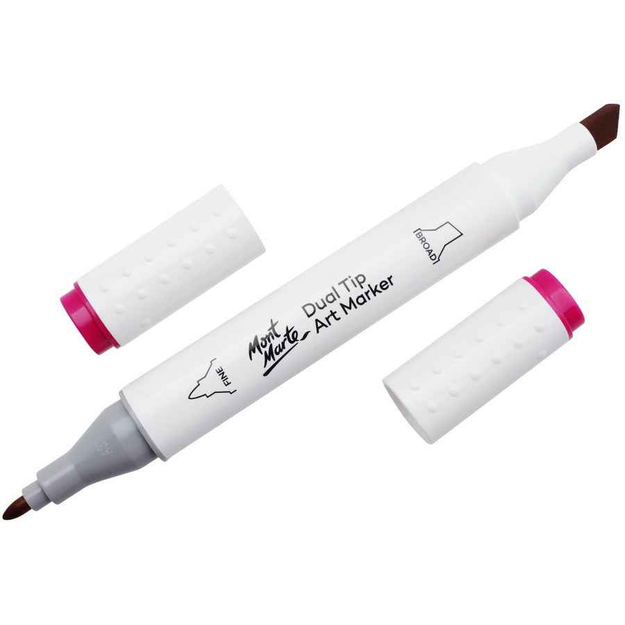 Mont Marte Dual Tip Alcohol Art Marker Azalea Purple 87 - Dollars and Sense