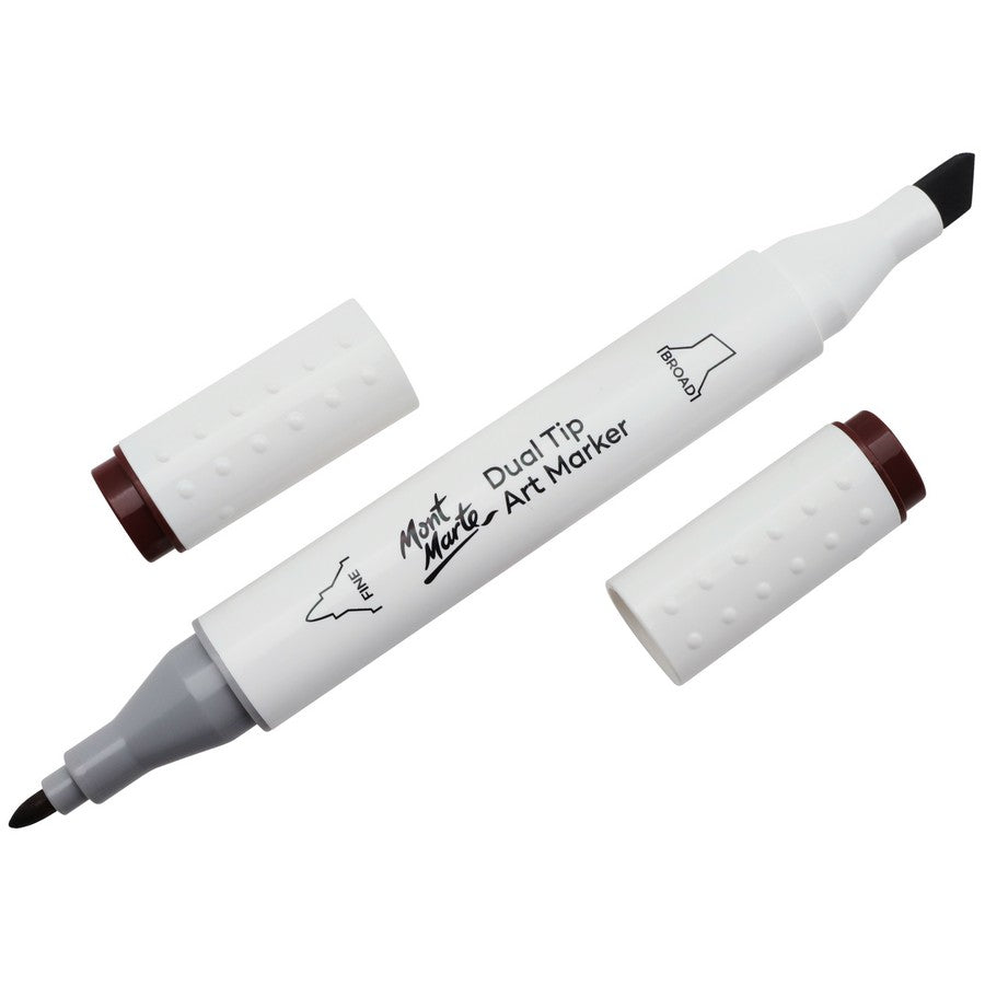 Mont Marte Dual Tip Alcohol Art Marker Chocolate 92 - Dollars and Sense