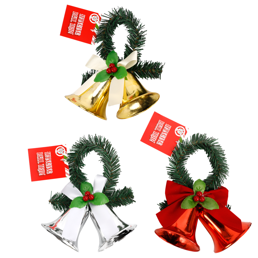 Hang Bells with Trim 8cm - Dollars and Sense