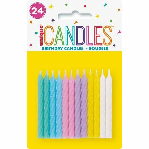 Spiral Candles 24pk - Dollars and Sense