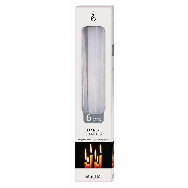 Candle Tapered - White - Dollars and Sense