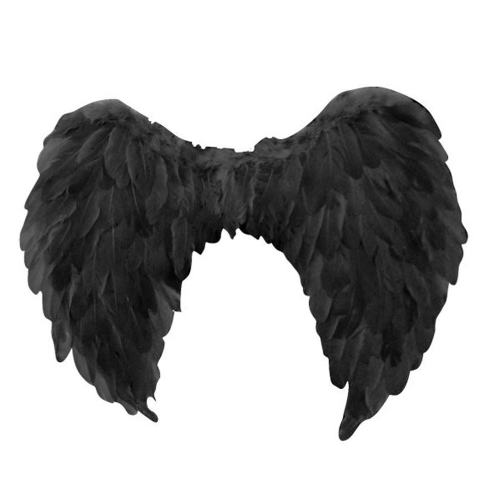 Black Angel Wing 60 x 40cm