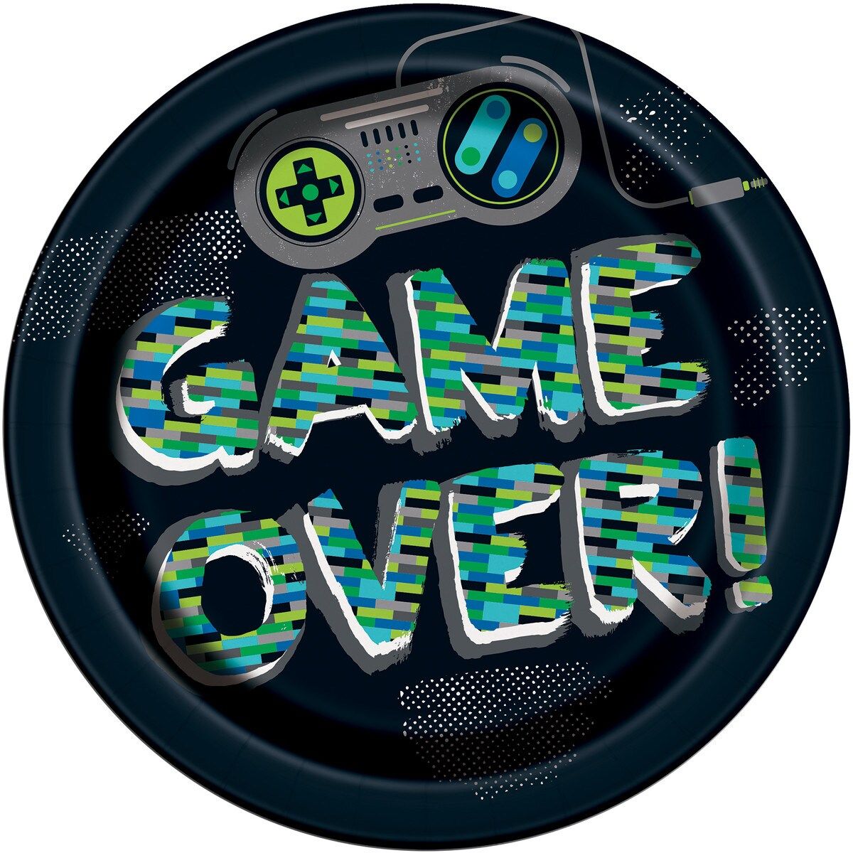 Gamer Birthday - Dinner Paper Plates - Dollars and Sense