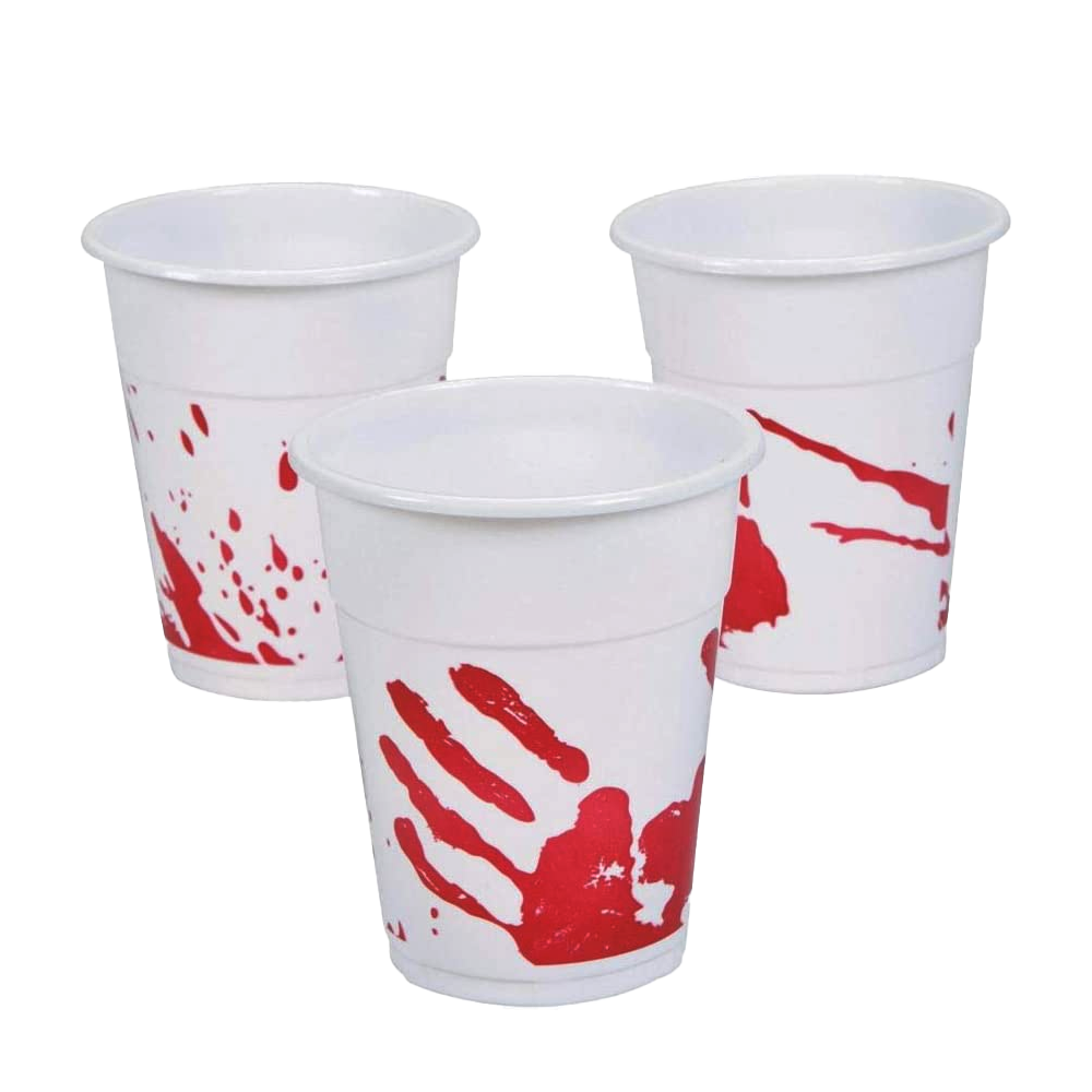 Halloween Bloody Beer Plastic Cups - Dollars and Sense