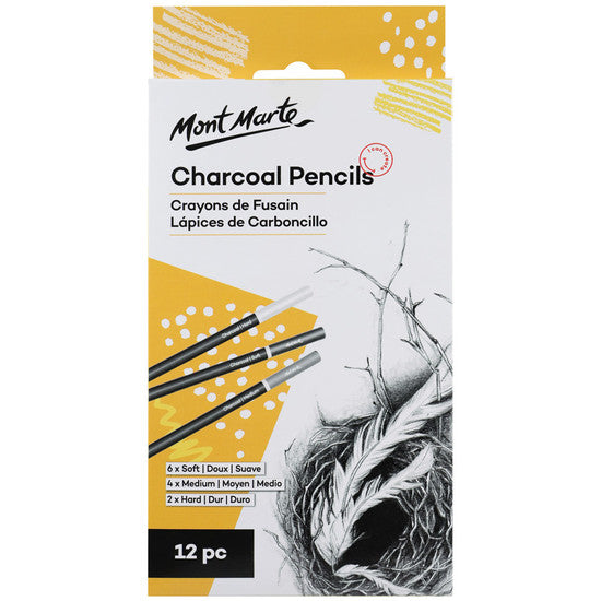 Mont Marte Signature Charcoal Pencils - Dollars and Sense