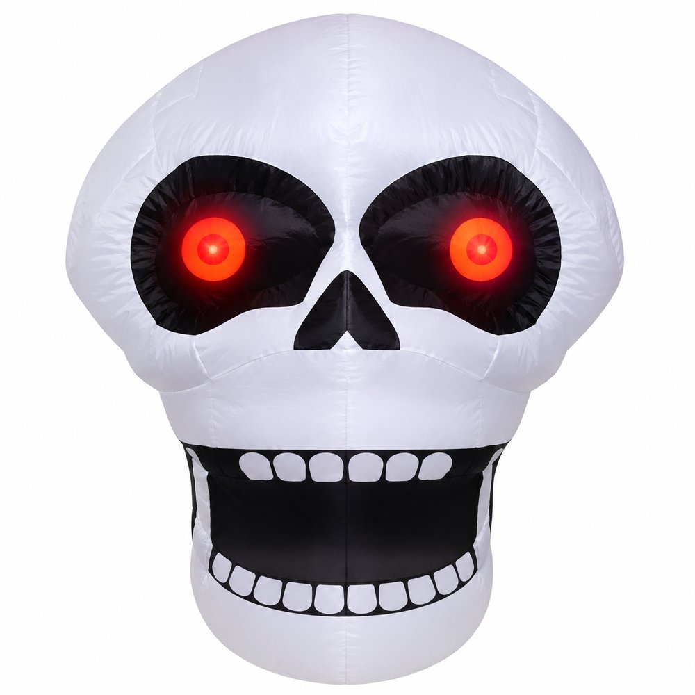 Halloween Inflatable Skull 180cm - Dollars and Sense