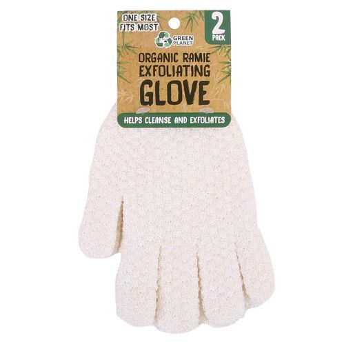 Eco Organic Ramie Exfoliating Gloves - Dollars and Sense
