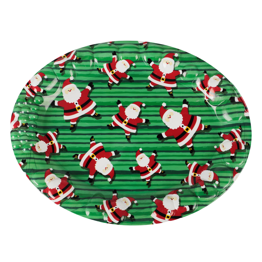 Christmas Platter - Oval - Dollars and Sense