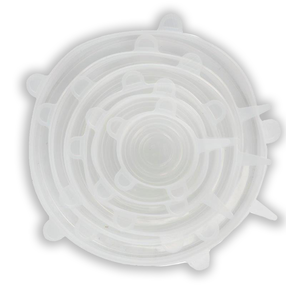 Eco Reusable Silicone - Food Covers - Dollars and Sense