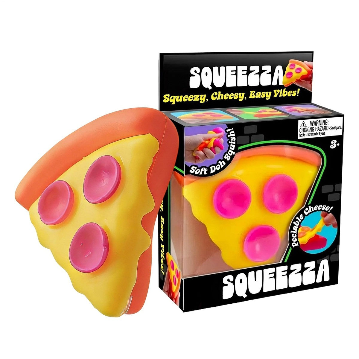 Pizza Squishy Toy 8cm from Dollars and Sense