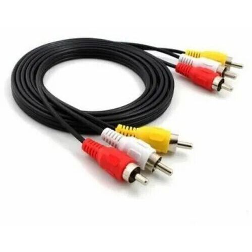 3 RCA to 3 RCA Audio Cable - 1.5m