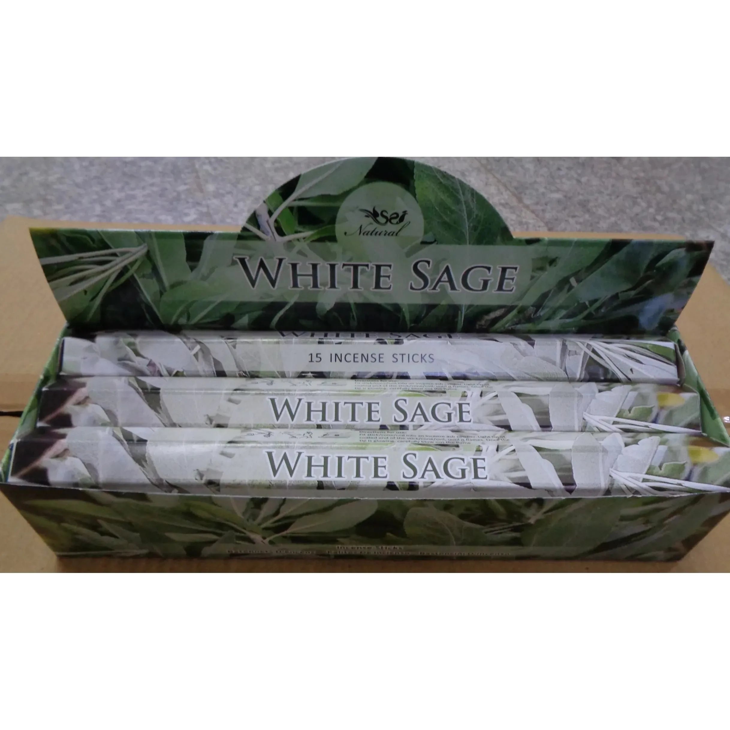 Hem Hexagon Incense - White Sage - Dollars and Sense