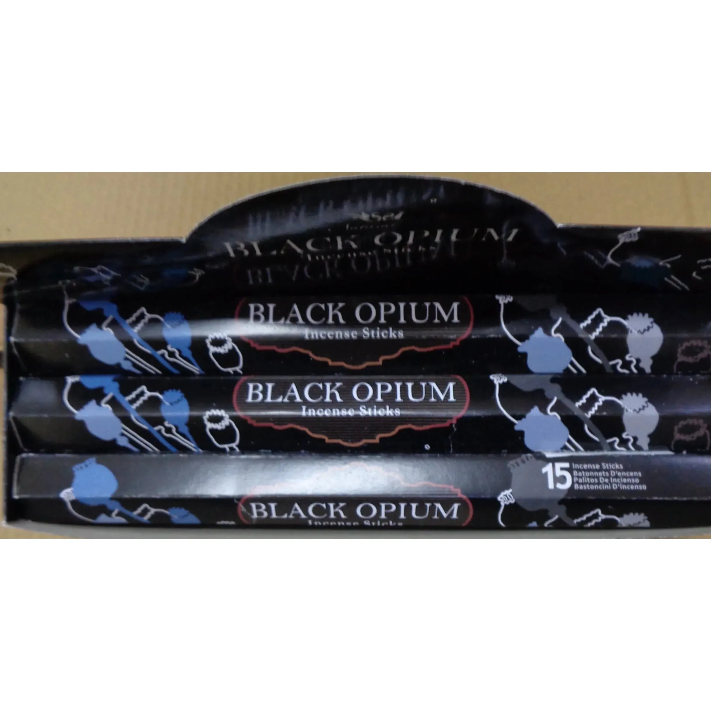 Hem Hexagon Incense - Black Opium - Dollars and Sense