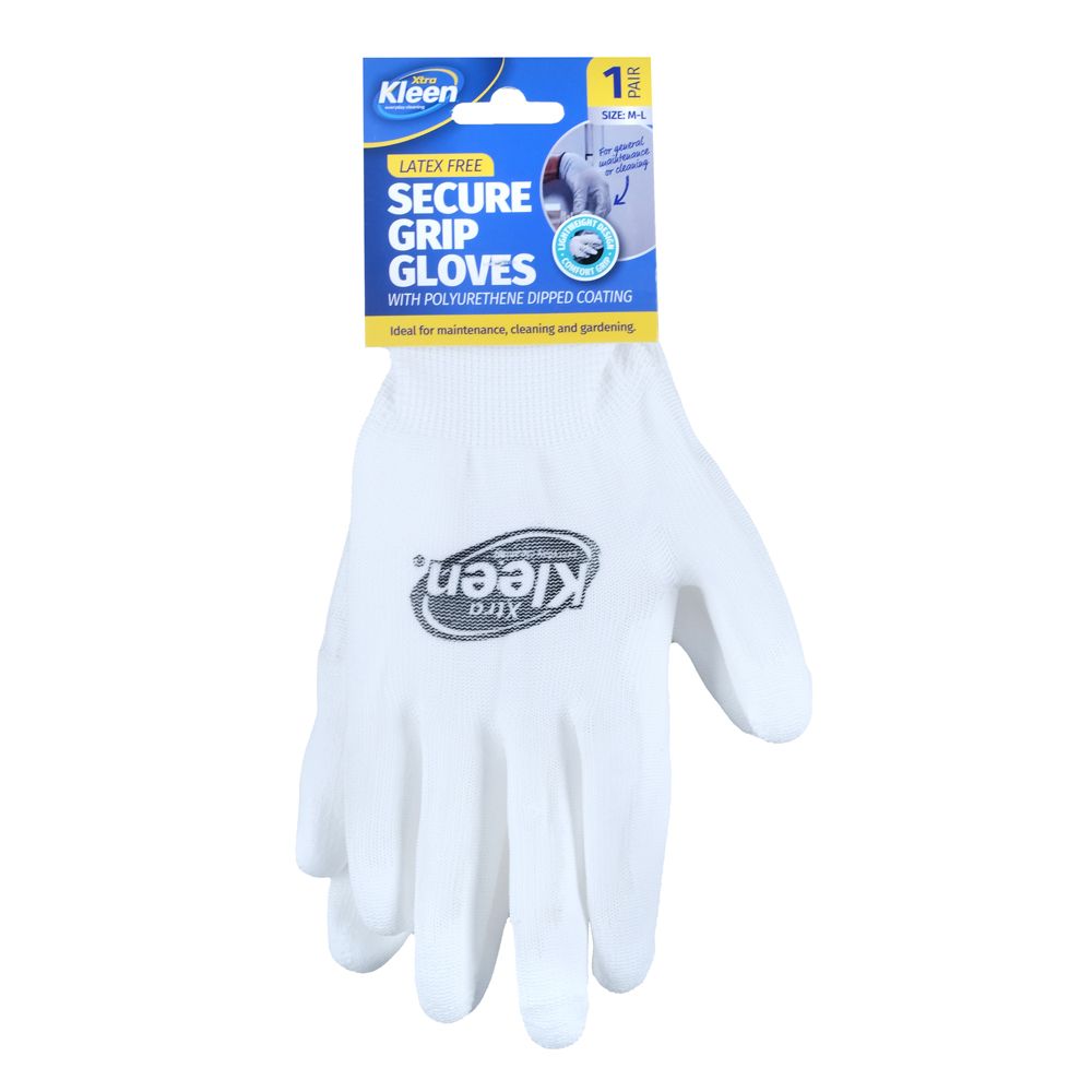 Gloves Secure Grip - White - Dollars and Sense