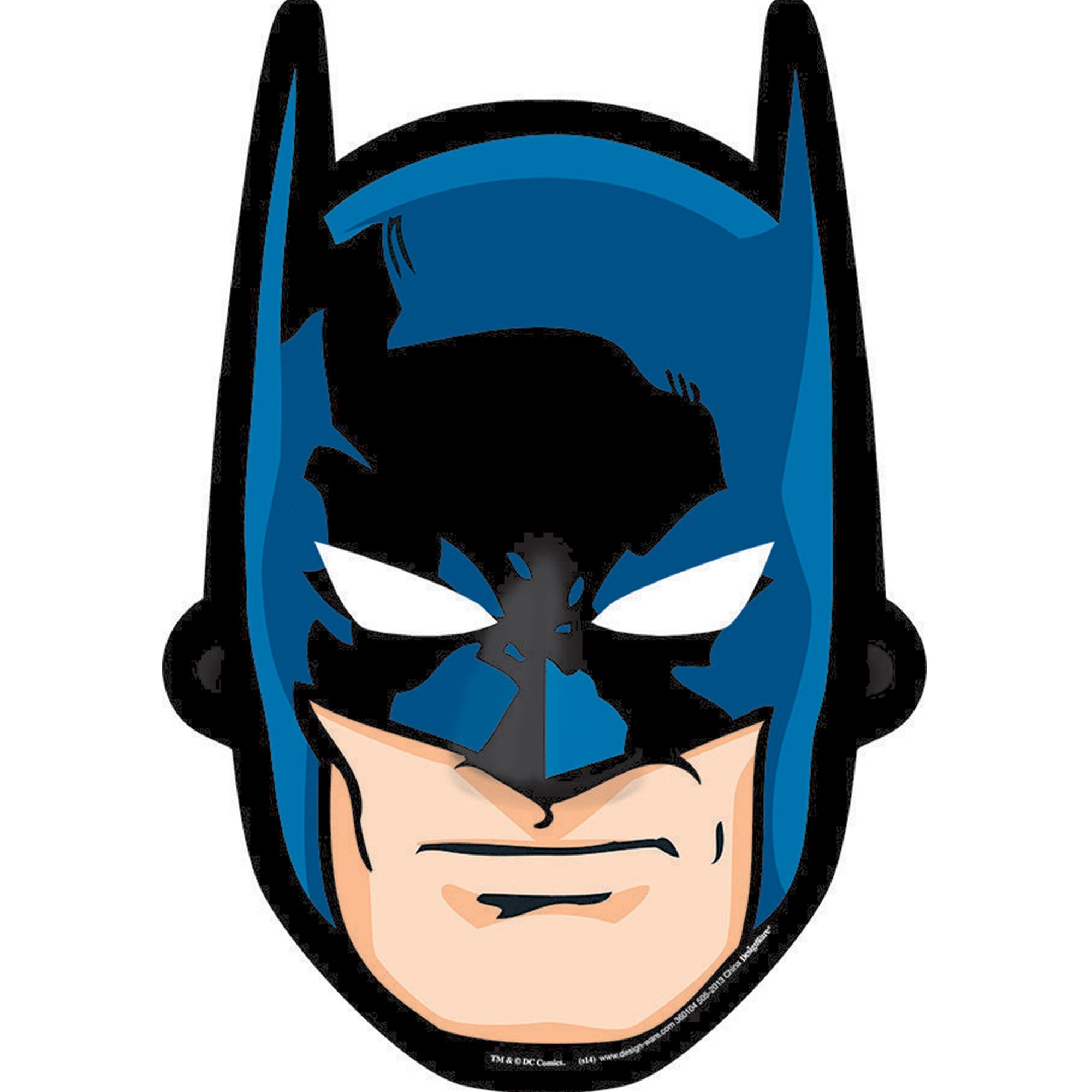 Batman Paper Masks with Elasticated Straps - 8 Pack Default Title