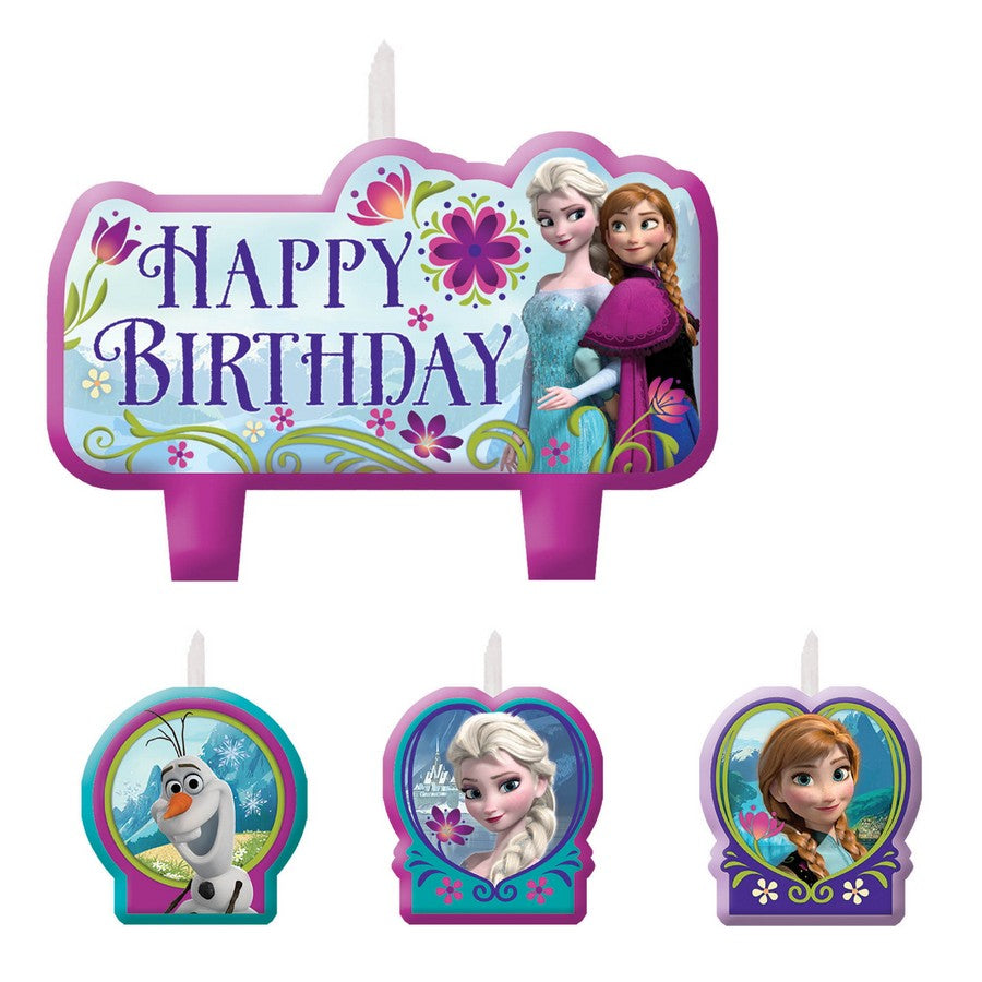 Frozen Birthday Candle Set - 4 Pack Default Title