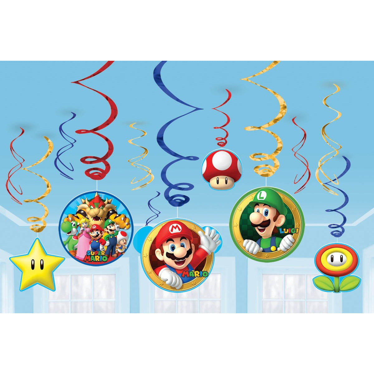 Super Mario Brothers Swirl Value Pack - 12 Pack Default Title