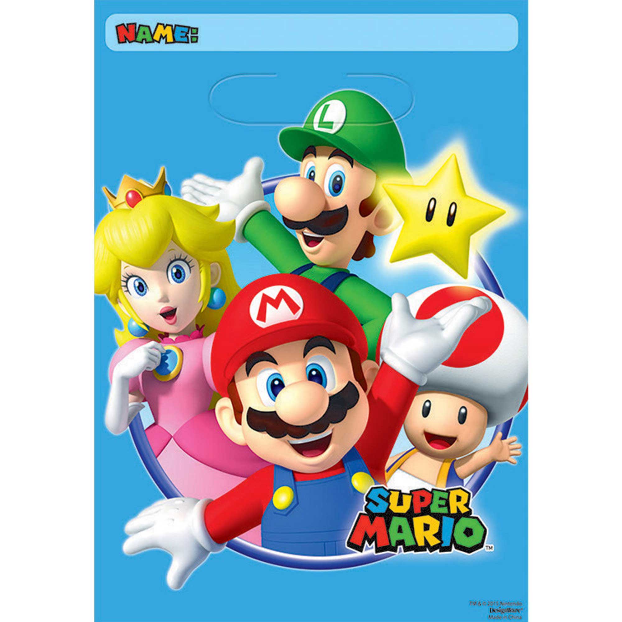 Super Mario Brothers Loot Bags - 23cm 8 Pack Default Title