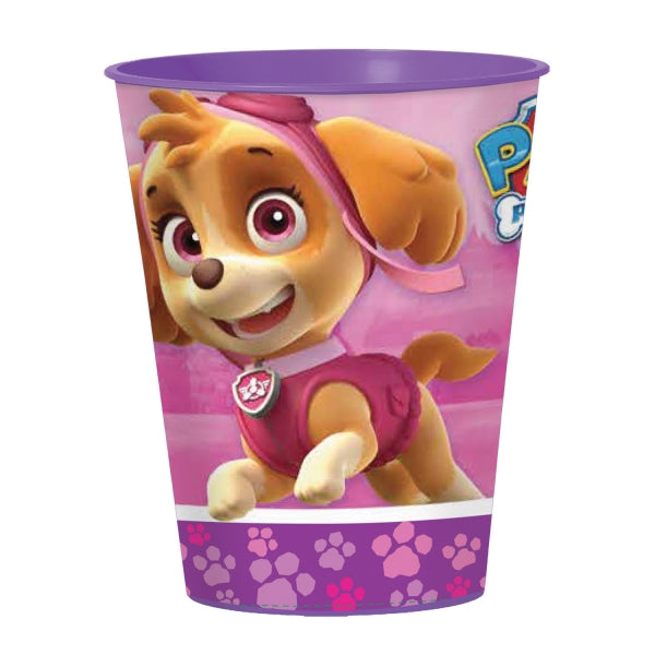 Paw Patrol Girl Favor Cup Plastic Reusable - 473ml Default Title