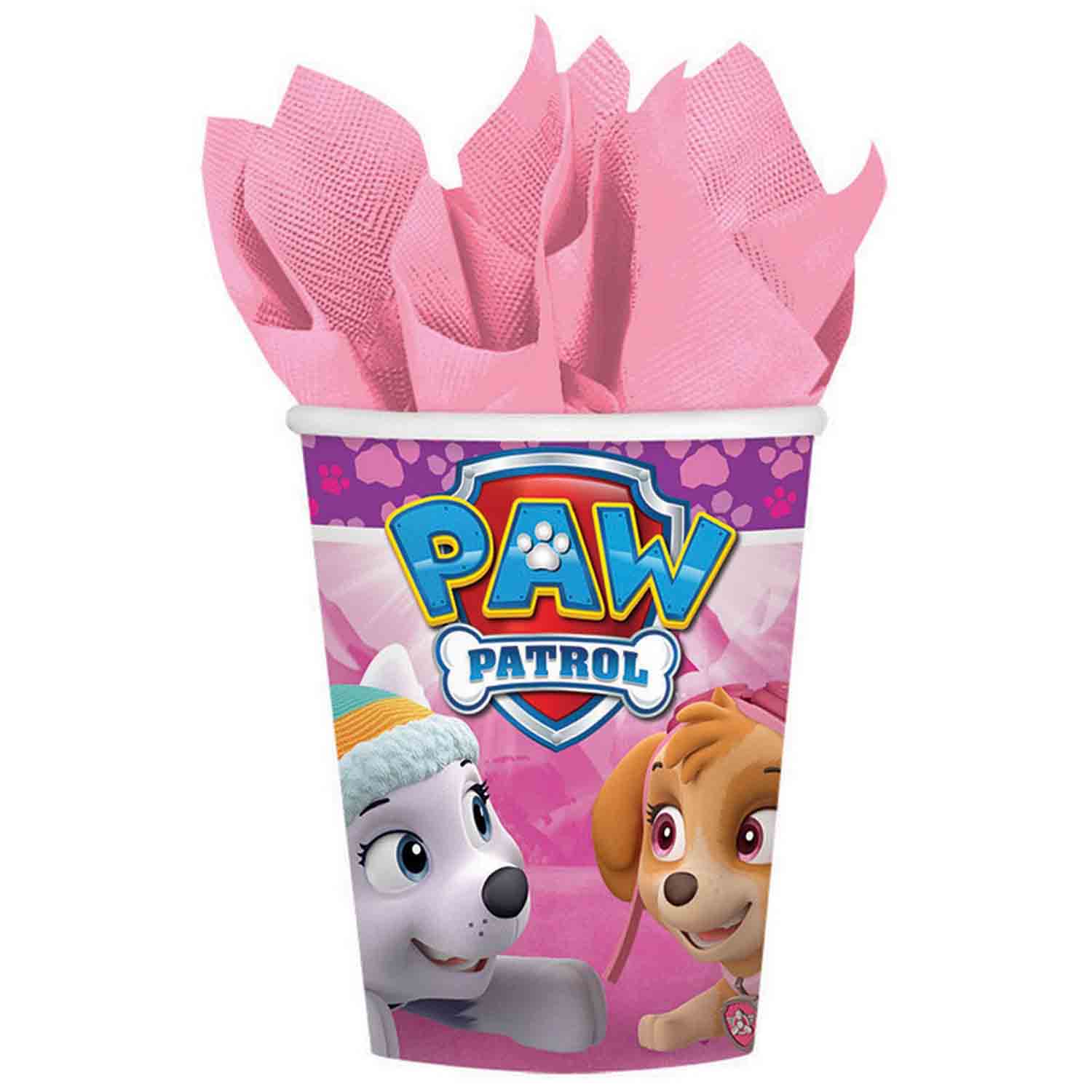 Paw Patrol Girl Cups - 266ml 8 Pack Default Title