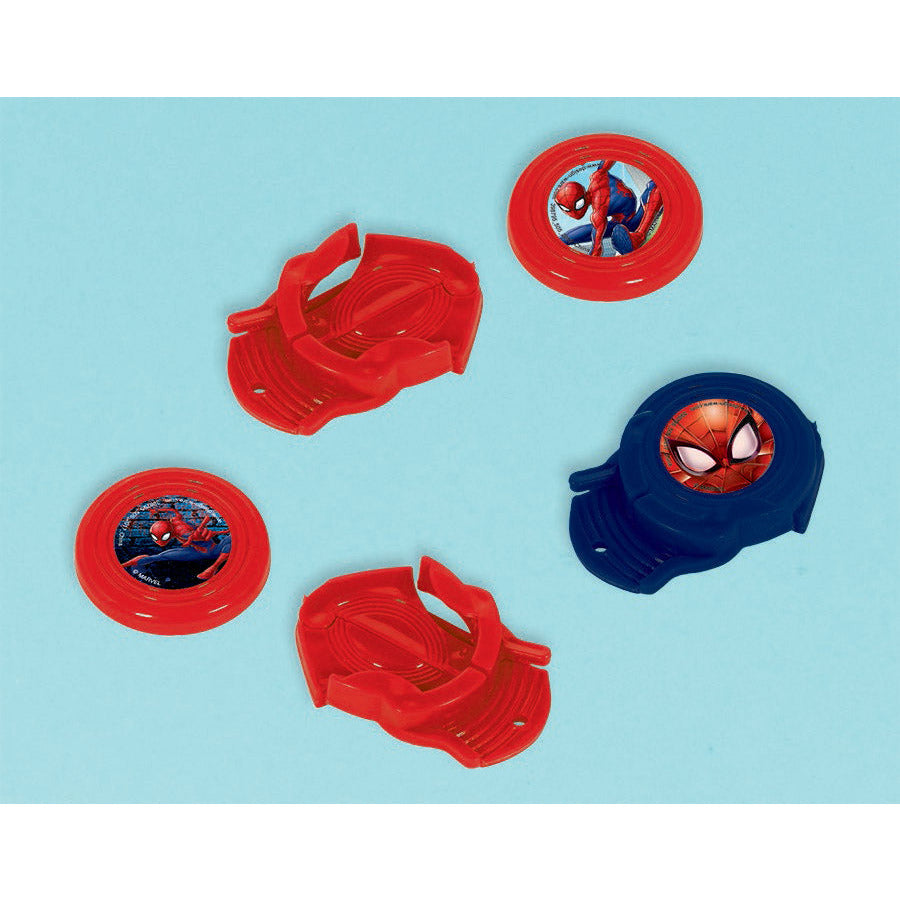 Spider-Man Webbed Wonder Mini Disc Shooter Favor - 12 Pack Assorted Default Title