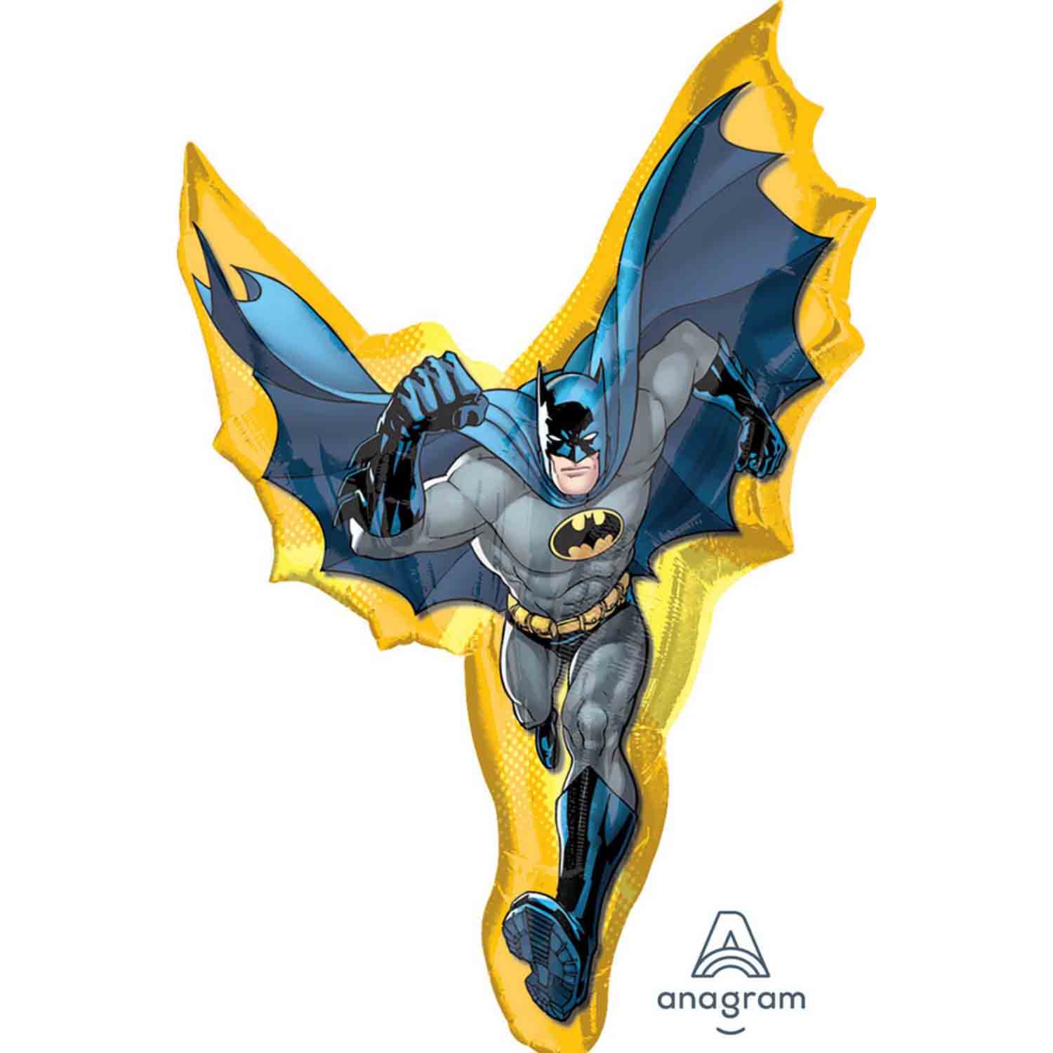 Batman Foil Balloon Action Shape SuperShape XL - 69x99cm Default Title