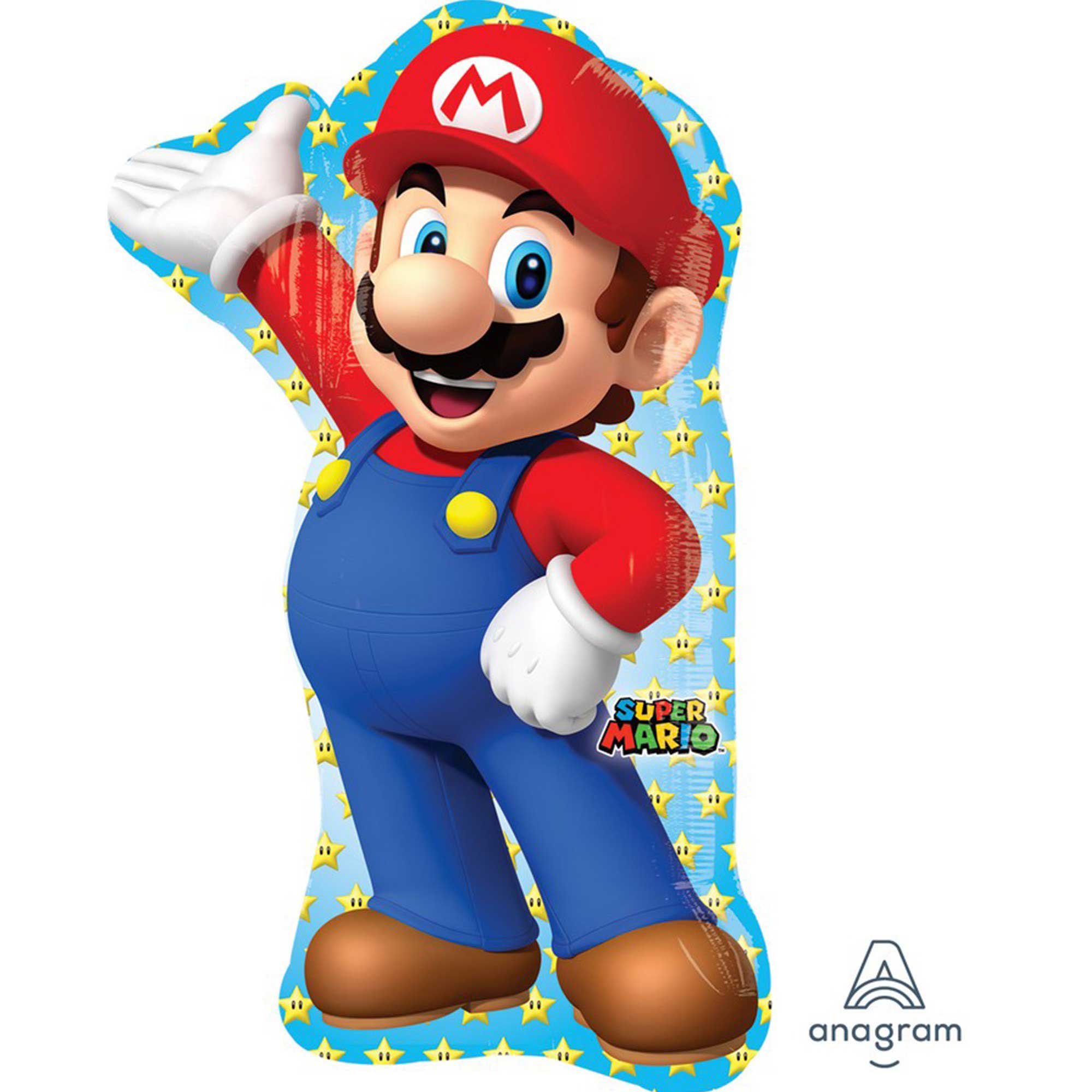 Super Mario Brothers Foil Balloon SuperShape XL - 55x83cm Default Title