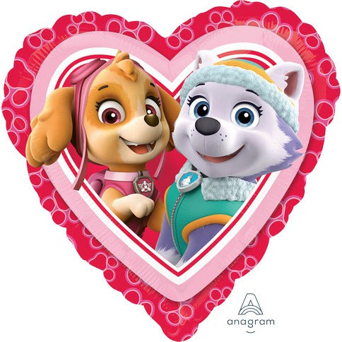 Paw Patrol Love - Girl Foil Balloon Standard HX - 45cm Default Title