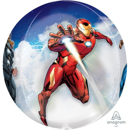 Marvel Avengers Clear Orbz XL Clear Balloon - 38x40cm Default Title